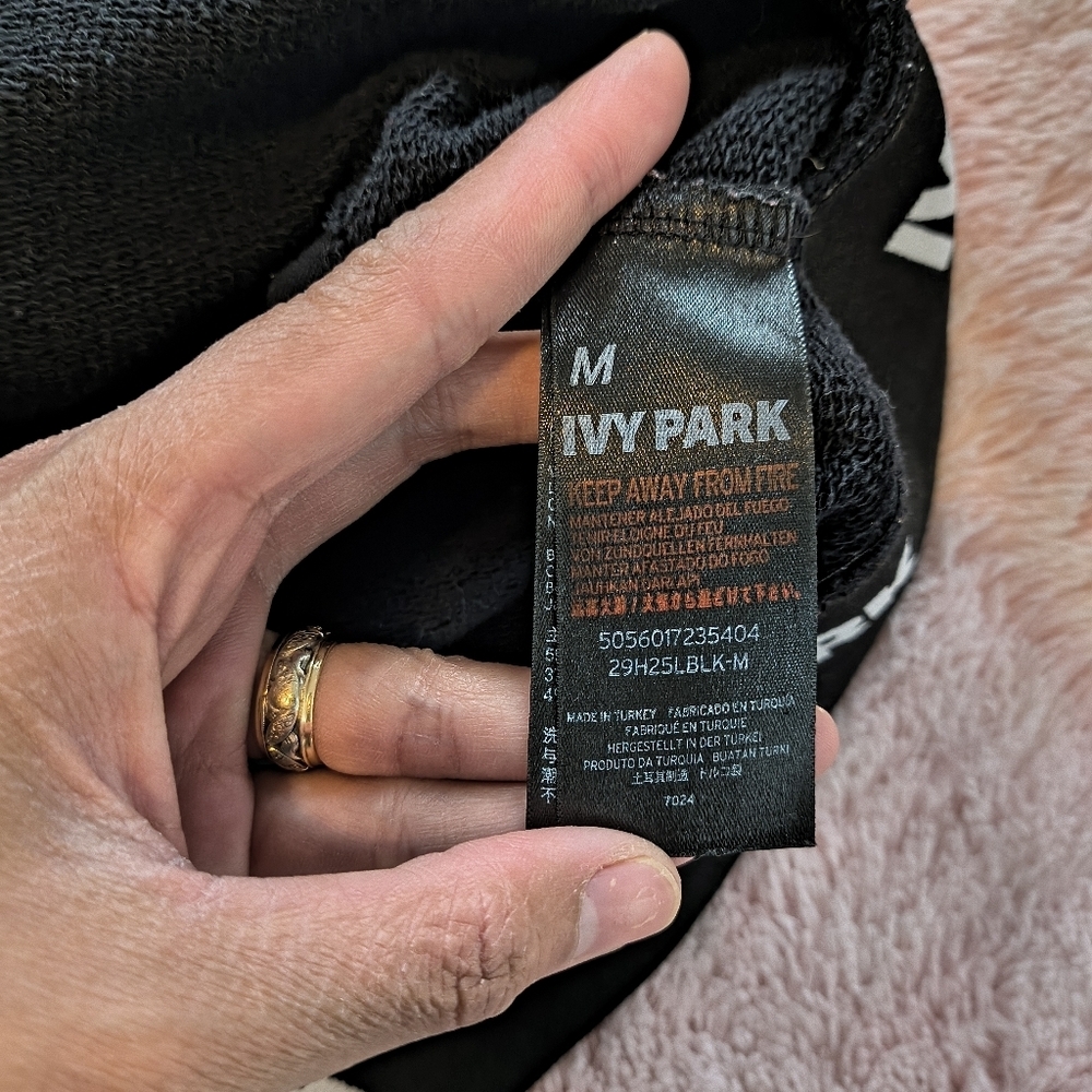 Ivy Park Sleeveless Crop Hoodie Size Meduim‎ - Picture 10 of 10